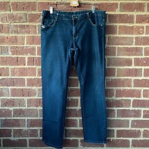 Miss Tina by Tina Knowles Stretch Fit Straight Leg 5 pocket Blue Jeans Size 18